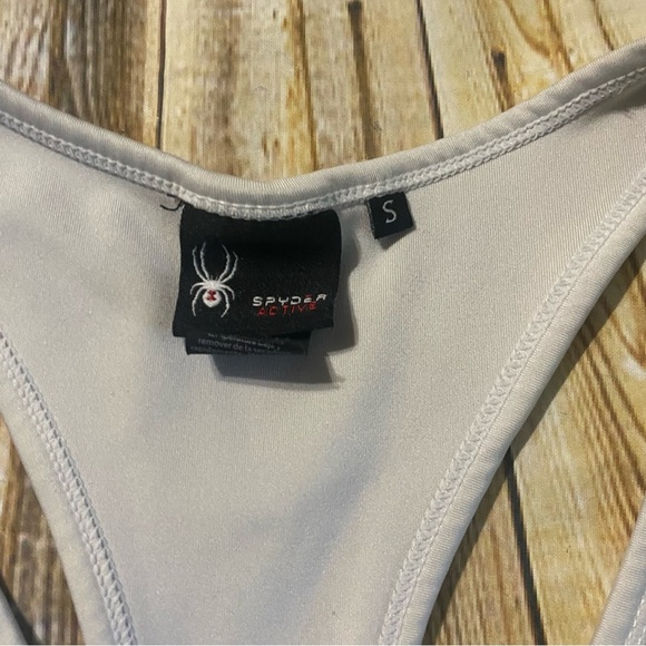 Spyder Active White Non Padded Sports Bra - Picture 5 of 5